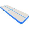 vidaXL Tappetino gonfiabile con pompa 400x100x15 cm PVC Blu