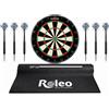 Keltik Set Keltik Steeldart completo, con bersaglio da freccette, freccette e tappetino antiscivolo