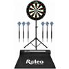 Keltik Set completo per freccette Keltik Steeldart, comprensivo di bersaglio, supporto, tappetino e freccette