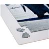 Merkloos Pannello autoadesivo per puzzle - 50 x 70 cm - spessore 2,5 mm - include gancio per appendere - pannello posteriore - per conservare i puzzle in modo sicuro - pannello organizer per puzzle