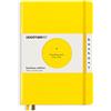 LEUCHTTURM1917 Taccuino Medium A5 Copertina rigida Puntinato, Lemon | 251 pagine numerate, Bauhaus Edition con goffratura Kandinsky, indice, cucito a filo, senza acidi