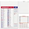 ONE SHOP di Bracalente Piero ONE SHOP Calendario olandese 2027 da parete a strappo 12 fogli retro pagina note appunti a quadretti carta patinata 70g festività internazionali santi lune personalizzabile stampa logo 2 PEZZI