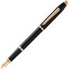 Cross Century II 419 - 1 MF - Penna stilografica con dettagli in oro 23 K, colore: nero