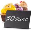 IRICUS 30 pezzi Mini lavagna 10x7cm per Segnaposti Matrimoni - Feste - Numero di Tavolo - Cartellini Prezzi - Cartelli Alimentari - Mini lavagna per Buffet