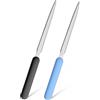 ZEYIYER 2 tagliacarte leggeri, tagliacarte | Apribuste in acciaio inox blu nero per posta, ufficio, articoli per la casa (19,1 cm)