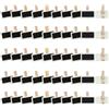 Tbintul 50 Pezzi Mini lavagna Nera, Mini Pannello di Visualizzazione con Pinze, mini Lavagna memo, Lavagne Riutilizzabili Piccole, Lavagne Per Memo Foto, Promemoria, Etichette Per Le Feste
