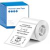 TYPONOS Etichette Autoadesive per PM240, Formato 50x80mm, Bianco | Etichette Termiche ad Alta Risoluzione(1.97x3.15), Riconoscimento Auto, 100 Etichette, per Ufficio e Scuola