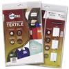 Generico Etichette adesive per tessuto 80 x 50 mm 10 x foglio Apptac textile per badge fiere congressi camici divise articoli sportivi - laser fotocopie