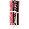 Laurchen - Astuccio avvolgibile per matite colorate o penne, porta pennelli in tela e cotone, ideale per viaggi, scuola, ufficio, arte. 36