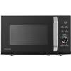 Toshiba MW3-AG20PE(SL) Forno a microonde con grill, 20 l, 3 in 1, 1000 W, sbrinamento chef, microonde, grill, combinato, 5 livelli di potenza, 8 programmi automatici, facile pulizia, nero e argento