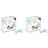 Buratti Confetti alla Mandorla Ricoperta di Cioccolato, Tenerezze Vassoio Azzurro - 500 g (Confezione da 2)
