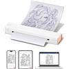 Phomemo M08F Stampante Termica Tattoo - Macchina Per Tatuaggi Senza Fili, A4 Stampante Tattoo, Stampante Per Stencil Tattoo per Tatuaggi Temporanei e Permanenti, Senza Inchiostro