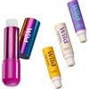 Wild Starter kit per balsamo labbra naturale | Custodia Cromato | Naturale al 98% con burro di karité | Vegano e delicato sulle labbra | Senza cera d'api