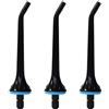 BOEEA Punte di ricambio per Nicwell, Mospro, Zerhunt Water Flosser, ugello a getto per irrigatore orale, nero, confezione da 3