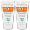 Alphanova Sun SPF50-50g - Crema solare ipoallergenica, confezione da 2