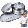 Geruicee Cera Colorata Capelli Grigio,3-in-1 Styling,Colorazione e Fissaggio,Lavabile e Temporanea,Facile Da Lavare Per Cambiare Colore