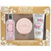 JEANNE EN PROVENCE - Cofanetto Rose Beauty Sensuelle - Eau de Parfum 60 ml + Crema mani 75 ml + Sapone solido 100 g - 95% di ingredienti di origine naturale - Sapone fatto in Provenza - 100 gr