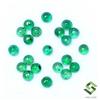 SBI Gems 3x3x1.6 MM Rotondo Naturale Smeraldo Cabochon 21 Pezzi Lotto 2.50 Cts Loose
