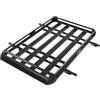 banborba Portabagagli da tetto universale per auto 160cm, Cestello portabagagli da tetto universale in alluminio per SUV, Portabagagli cestello bagagli, Cestello portabagagli larghezza regolabile per