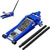 KATSU Tools KATSU Martinetto Idraulico 3 T Cric Auto Basso Profilo Altezza Massima di Sollevamento 505mm con Doppio Pistone e Ruote Bidirezionali per Auto Veicoli Assetto Basso Ribassato