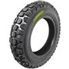 ECOVELO PNEUMATICO 3.50-10 COPERTONE GOMMA 6PR 56J CROSS TASSELLATA PER APE PIAGGIO VESPA PX, SPRINT 125 150 200