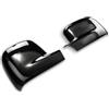 CHROMEMASTER | Calotta per Gli Specchietti Esterni Compatibile con VW Transporter T5 2003-2009 | Plastica ABS; Nero | Le Calotte Donano un Aspetto Unico All'auto e Proteggono dai Danni