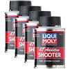 Liqui Moly 4 X Liqui Moly 3824 Motor Bike 4T Frecce Shooter Additivo Benzina protezione 80 ML