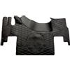EVELTRUCK Tappetini per camion compatibili con Renault Gama T, Range T, tappetino per i piedi (nero)
