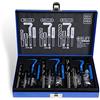 CCLIFE 88 Pezzi Kit di Riparazione e Riparazione Kit Riparazione Strumento Filettatura helicoil Set Filettatura Interna M6 M8 M10 Manicotto Inserti