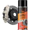 GP KOLORS Vernice Spray per Pinze Freno, Bianco, 400ml, Resistente Alte Temperature Fino a 390°C, Smalto Professionale per Tuning Auto e Moto (Grey White, Finitura Opaca)
