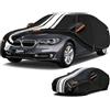 Kayme Telo Copriauto da Esterno, Copertura per Auto Impermeabile Anti UV Vento Antipolvere con Salvietta. Compatibile con BMW Serie 5/6, Mercedes Classe E, Audi A6/A7 Etc. (Berlina: 495 a 515 cm)