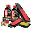 E-BIKERS Tagliando Olio 5000 10W-40, 2 Litri, Filtro olio e aria, Candela, compatibile con Yamaha X-MAX 400 2013-2016