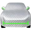 Generic Copriauto Completo Antigrandine Per Audi A5 Sportback, | Imbottito, Resistente Vento,Telo Copri Auto All Weather, Protezione Antigrandine Spessa, Anti Vento Cinghie Ruote z1417