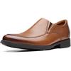 Clarks Uomo Whiddon Step Mocassino, Pelle Nera, 45 EU Large