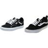 Vans Sneaker Nero Canvas Black White 41 EU + Sneaker Suede Canvas Black White 41 EU