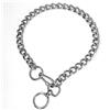 HONGSAGE Collari per cani a catena in acciaio inossidabile a prova di masticazione, catena a P con chiusura di collegamento per cani di taglia piccola, media e grande addestramento e passeggiate.