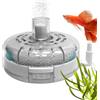 Generico Filtro Spugna Di Mini Acquario - Filtro Del Serbatoio Rotondo Ultra -sottile Con Pietra Ad Aria, Spugna | Fi?ter Interno Tranquillo Per Piccoli Armati, Betta, Gamberi, Tartaruga, Riproduzione