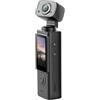 Wiffe Fotocamera con schermo 170x320 e corpo in ABS, nero | Batteria lunga per campeggio all'aperto e 330 minuti di tempo con microfono a condensatore per Vlog