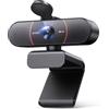 EMEET Webcam C960 4K per PC, sensore Sony UHD 4K, messa a fuoco automatica TOF, doppio microfono con cancellazione del rumore AI, correzione automatica della luce, FOV 66°, webcam plug&play con