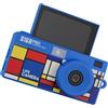 Tkidplw Fotocamera piccola S168 con schermo girevole a 180 gradi, blu | Risoluzione 1920 x 1080, design con foro portachiavi, piccola fotocamera digitale per viaggi scolastici e avventure all'aria