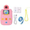 MENDUNER Fotocamera con Stampa Istantanea 48 MP 1080P Design Selfie (PINK) | Fotocamera con Stampante Portatile, ABS, Supporto Magnetico, Uso in Viaggio, Riproduzione MP3, Trasferimento OTG, Supporto