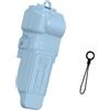 ECMQS Custodia rigida per fotocamera Pocket 4, colore blu | Custodia con cerniera per trasporto da viaggio e uso quotidiano