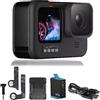 GoPro HERO9 Black - E-Commerce Packaging - Action Camera impermeabile con LCD frontale e schermo posteriore touch, video 5K Ultra HD, foto 20MP, live streaming 1080p, webcam, stabilizzazione
