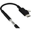 WASRUYI Cavo audio da USB C Lightning a 3,5 mm (2 in 1) per iPhone 16 15 14 13 Pro Max AUX Adattatore jack per cuffie per Apple Dongle microfono da auto compatibile per Samsung connettore ausiliario