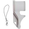 ECMQS Supporto Stabile per Pocket 4, Grigio | Lente a conchiglia modellata in posizione, antigraffio e resistente, viene fornita con cintura per un facile trasporto