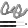 ECMQS Landing Gear Gimbals Paraurti per accessori Estensione pieghevole rilascio altezza gamba estesa Piedi staffa Fotografia Miglioramenti