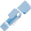 ECMQS Silicone Camera Wrap Set, Colore Blu | Copertura della maniglia dello schermo dell'obiettivo, layout aperto del ritaglio, cinturino da polso incluso, uso quotidiano