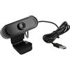 Benytro Webcam USB 1080P con microfono a riduzione del rumore | Messa a fuoco manuale 30FPS, configurazione Plug and Play, montaggio a clip pieghevole, cavo da 1,5 m