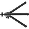 ECMQS Supporto treppiede per fotocamera per telefoni cellulari, 142 mm, nero | Metal, Creazione di contenuti, Scatti video creativi, Photo Live Streaming e riunioni