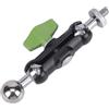 TAZIZI Adattatore per montaggio fotocamera con testa a sfera da 17 mm e 1/4-20 | Pomello laterale in metallo per treppiedi uso quotidiano